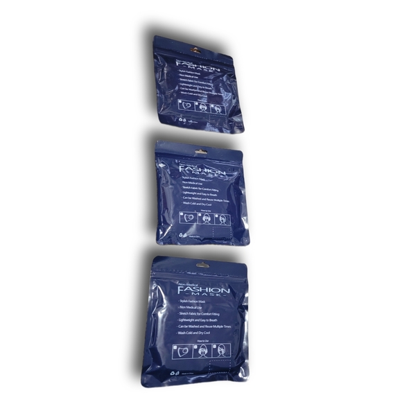 3 Floral Fashion Face Masks NEW - Picture 3 of 3